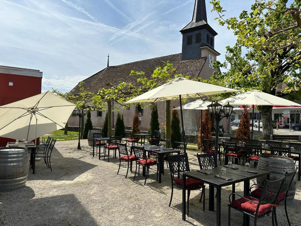Au Boeuf Rouge Hotel Crassier Ngoại thất bức ảnh
